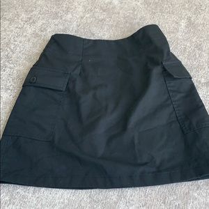 brandy melville black mini skirt